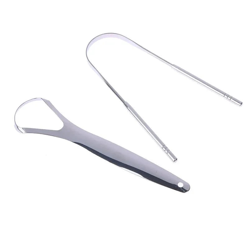 2PCS Steel Tongue Scraper