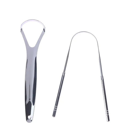 2PCS Steel Tongue Scraper