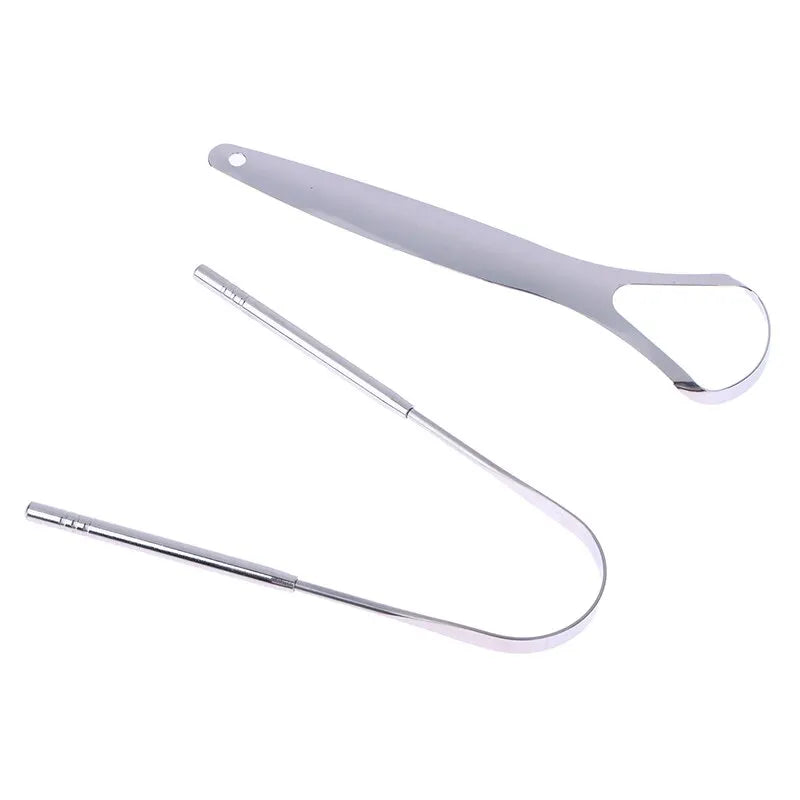 2PCS Steel Tongue Scraper
